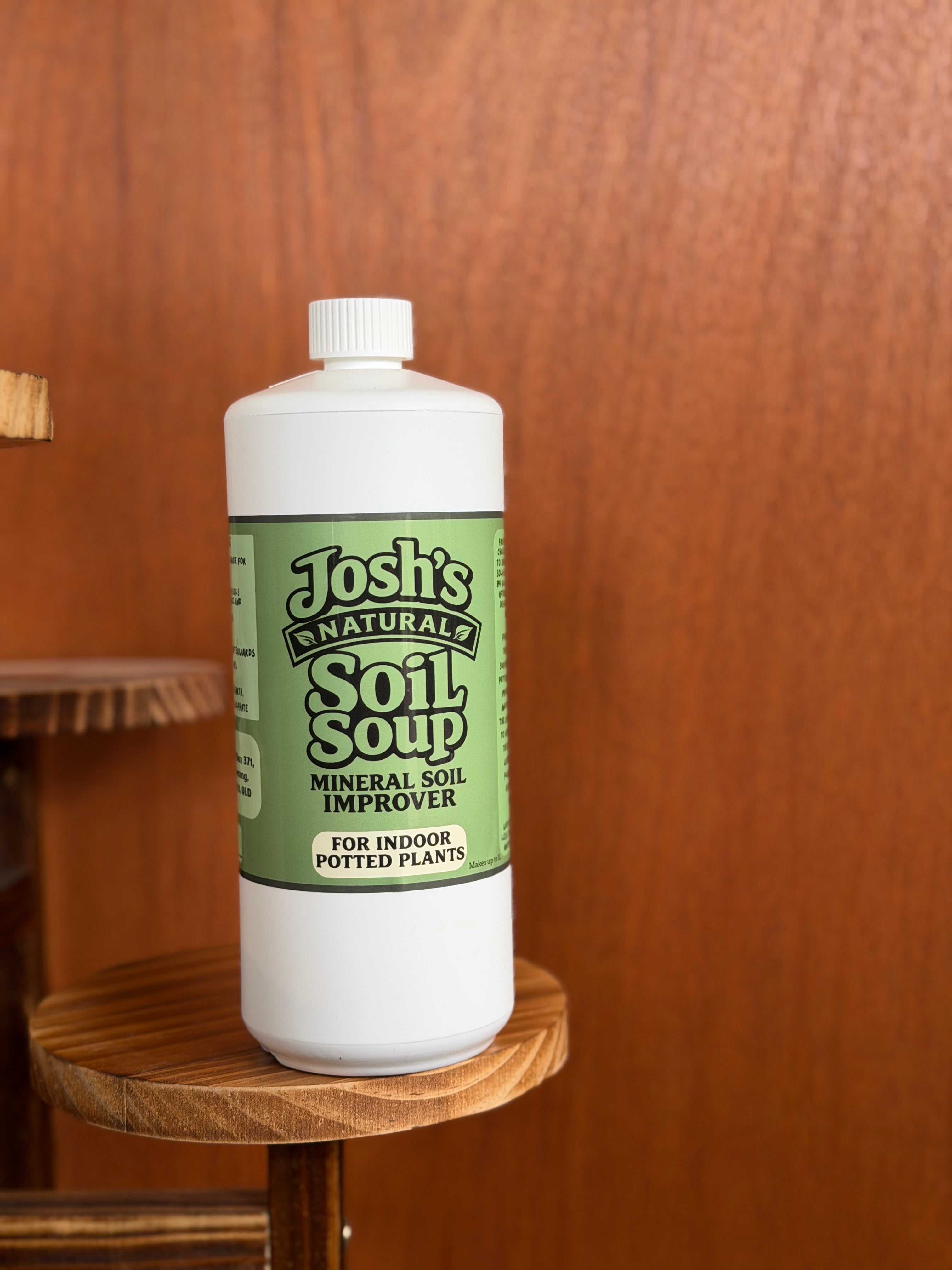 Josh’s Natural Soil Soup for Indoor Potted Plants dry mix makes 1L